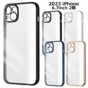 iPhone15Plus TPU ソフトケース META Perfect TPU 耐衝撃 ソフト ケース カバー カメラカバー クリアケース ハード ブラック シルバー ブ