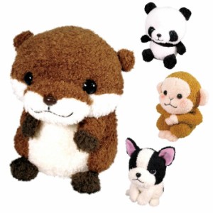 まねまね録音シリーズ パンダ カワウソ サル フレンチブルドッグ ものまね しゃべる 動く ぬいぐるみ 犬 イヌ いぬ 猿 さる 音声 真似 再