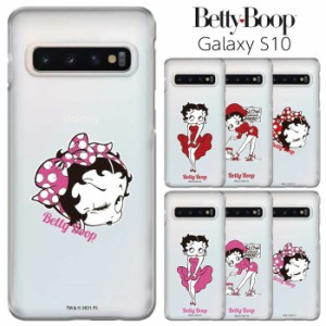 GalaxyS10 ベティ・ブープ クリア ケース カバー ハード ハードケース クリアケース 透明 キャラクター かわいい グッズ ベティちゃん BE