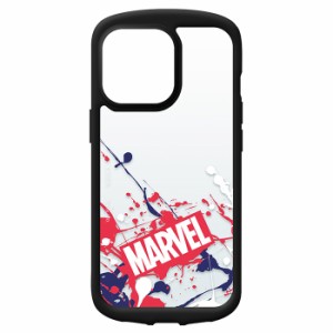 iPhone14plus MARVEL マーベル ロゴ スプラッシュ アメコミ MagSafe対応 クリア タフ ケース クリアケース カバー スマホケース スマホカ