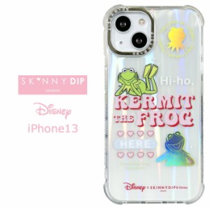 iPhone13 ディズニー ザ・マペッツ x SKINNYDIP TPU クリア ケース カバー スキニーディップ ラメ ソフトケース クリアケース かわいい 