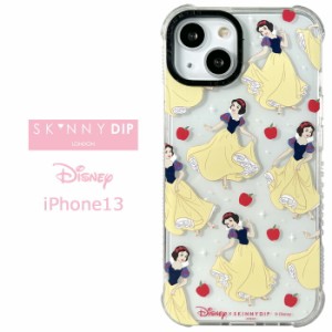 iPhone13 ディズニー プリンセス 白雪姫 x SKINNYDIP TPU クリア ケース カバー スキニーディップ ソフト ソフトケース クリアケース キ