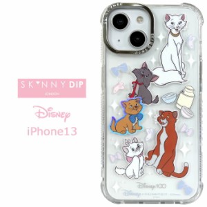 メール便 iPhone13 ディズニー おしゃれキャット x SKINNYDIP TPU クリア ケース カバー スキニーディップ ソフトケース クリアケース マ