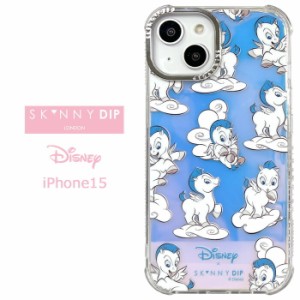 iPhone15 ディズニー ベビーペガサス x SKINNYDIP TPU クリア ケース カバー スキニーディップ ソフト ソフトケース ハード クリアケース