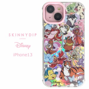 iPhone13 ディズニー サイドキッカーズ x SKINNYDIP TPU ケース カバー スキニーディップ ホログラム ソフトケース かわいい フランダー 