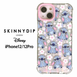 メール便 iPhone12 iPhone12Pro ディズニー ベビー スティッチ x SKINNYDIP TPU クリア ケース カバー スキニーディップ ソフトケース ク