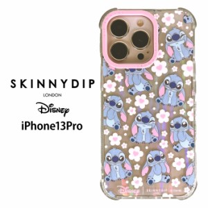 iPhone13Pro ディズニー ベビー スティッチ x SKINNYDIP TPU クリア ケース カバー スキニーディップ ロンドン ソフトケース ソフト クリ