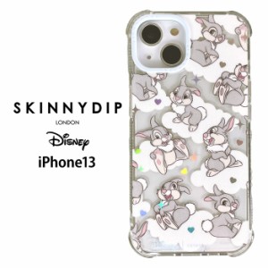 iPhone13 ディズニー ベビー とんすけ x SKINNYDIP TPU クリア ケース カバー スキニーディップ ロンドン ソフト ソフトケース クリアケ