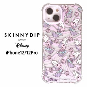 メール便 iPhone12 iPhone12Pro ディズニー ベビーオイスター x SKINNYDIP TPU クリア ケース カバー スキニーディップ ソフト ソフトケ