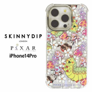 iPhone14Pro ディズニー ピクサー バグズライフ x SKINNYDIP TPU クリア ケース カバー スキニーディップ ソフトケース クリアケース か