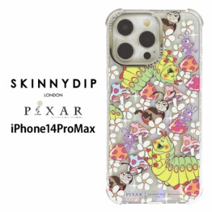 iPhone14ProMax ディズニー ピクサー バグズライフ x SKINNYDIP TPU クリア ケース カバー スキニーディップ ソフトケース クリアケース 