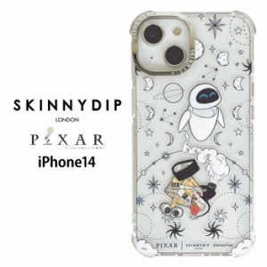 メール便 iPhone14 ディズニー ピクサー ウォーリー x SKINNYDIP TPU クリア ケース カバー スキニーディップ ソフト ソフトケース クリ