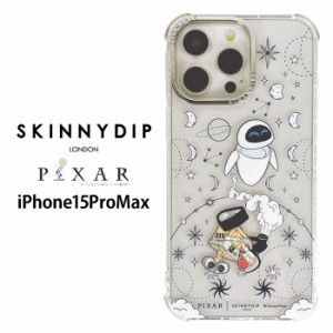 iPhone15ProMax ディズニー ピクサー ウォーリー x SKINNYDIP TPU クリア ケース カバー スキニーディップ ソフトケース クリアケース グ