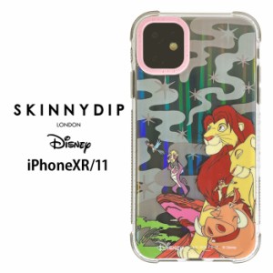 メール便 iPhone11 iPhoneXR ディズニー ライオンキング x SKINNYDIP TPU クリア ケース カバー スキニーディップ ソフトケース クリアケ