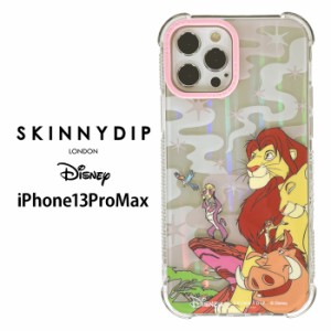 iPhone13ProMax ディズニー ライオンキング x SKINNYDIP TPU クリア ケース カバー スキニーディップ ソフト ソフトケース クリアケース 