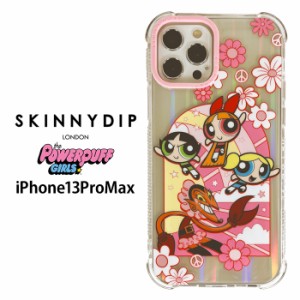 iPhone13ProMax パワーパフガールズ x SKINNYDIP TPU クリア ケース カバー スキニーディップ ソフト ソフトケース クリアケース かわい