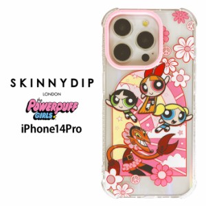 iPhone14Pro パワーパフガールズ x SKINNYDIP TPU クリア ケース カバー スキニーディップ ソフトケース クリアケース かわいい ブロッサ