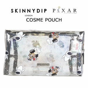 送料無料 ディズニー ピクサー ウォーリー x SKINNYDIP クリアポーチ 小物入れ 大き目 大きめ 透明 化粧ポーチ メイクポーチ コスメポー