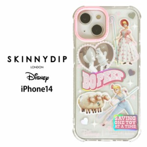 iPhone14 ディズニー トイストーリー ボー・ピープ x SKINNYDIP TPU クリア ケース カバー スキニーディップ ソフト ソフトケース クリア