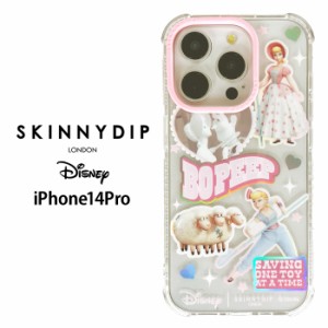 メール便 iPhone14Pro ディズニー トイストーリー ボー・ピープ x SKINNYDIP TPU クリア ケース カバー スキニーディップ ソフトケース 