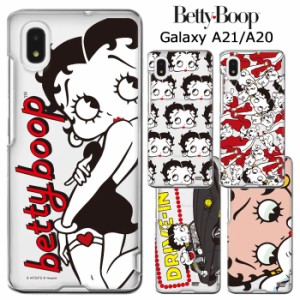 GalaxyA21 GalaxyA20 ベティ・ブープ クリア ケース カバー ハード ハードケース クリアケース キャラクター ベティちゃん BETTYBOOP ベ