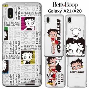 GalaxyA21 GalaxyA20 ベティ・ブープ クリア ケース カバー ハード ハードケース クリアケース キャラクター ベティちゃん BETTYBOOP ベ