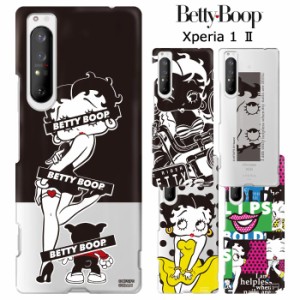 Xperia 1 II ベティ・ブープ クリア ケース カバー ハード ハードケース クリアケース キャラクター グッズ ベティちゃん BETTYBOOP ベテ