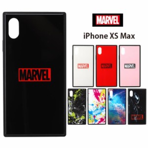 メール便 iPhone XS MAX マーベルヒーロー ハイブリッド ガラス ケース キャラクター ソフトケース ハードケース ハード シリコン シンプ