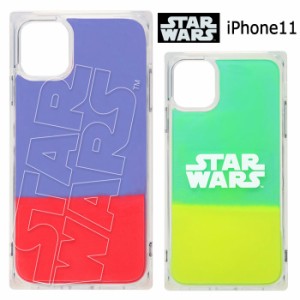 iPhone11 スターウォーズ 耐衝撃 ネオンサンド ケース カバー ハイブリッド tpu クリア ソフト ハード ソフトケース ハードケース クリア