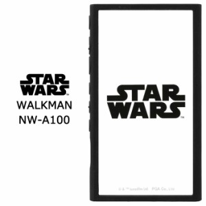 WALKMAN NW-A100 ディズニー スターウォーズ ガラス タフ ケース カバー 耐衝撃 スクエア ハイブリッド キャラクター ソフト クリア クリ