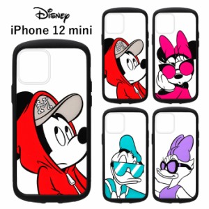 iPhone12mini ディズニー ガラス タフ ケース カバー ソフト ソフトケース ハード ハードケース クリア 透明 キャラクター 耐衝撃 耐振動