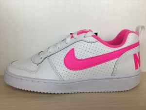 NIKE（ナイキ） COURT BOROUGH LOW GS（コートバーロウLOW GS） 845104-100 スニーカー 靴 ジュニア 新品 (1505)