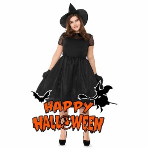 大きいサイズM〜XXXL ハロウィン衣装 大人用 女性用 ドレス witch 巫女 ウィッチガール ハロウィン 衣装 仮装 コスプレ レディース イベ