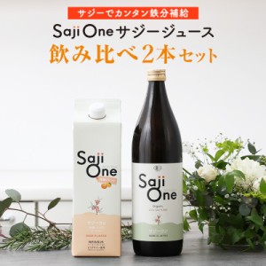 サジージュース SajiOneオーガニック 900ml 柑橘ブレンド 1000ml 2本セット サジー サジーベリー SajiOne公式 鉄分 美容 健康 栄養補給 