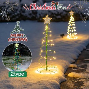 クリスマスツリー 装飾ライト 飾り 星 飾り充電式 オーナメン 卓上 飾りモール クリスマス装飾 DIY 組み立て簡単 フェアリーライト 50cm