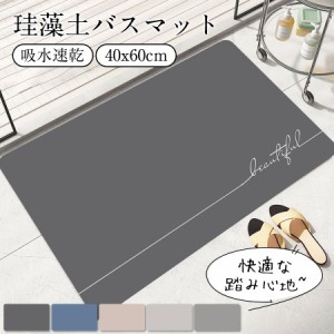 バスマット 珪藻土バスマット 柔らか 速乾 割れない 速乾 大判 珪藻土マット ソフト バスマット 足拭き お風呂 水切りマット 