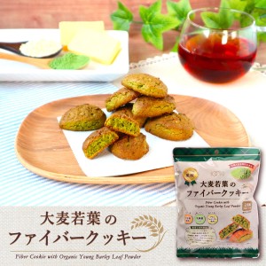 ソーキ 大麦若葉のファイバークッキー 18個 食物繊維 乳酸菌 栄養機能食品 葉酸 有機 JAS