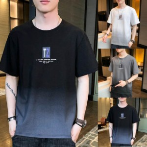 メンズＴシャツ 綿 半袖 男 夏 ｔシャツ ゆったり オシャレ 半袖ｔシャツ