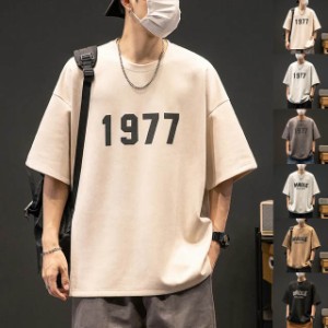 メンズＴシャツ 半袖 男 夏 ｔシャツ ゆったり オシャレ 半袖ｔシャツ