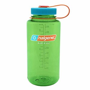 NALGENEナルゲン ボトル 広口1.0L Tritan ペア― 緑 BPAフリー