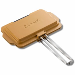 GLAMP. グランプ ホットサンドディッシュ ブライトイエロー ふっ素樹脂塗膜加工 21.3×27×3.6cm 0.63kg ホットサンドメー