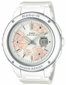 カシオ 腕 ベビージー 国内品Floral Dial Series BGA-150FL-7AJF レディース ホワイト