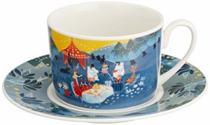 山加商店 MOOMIN ムーミン 「 ルオント 」 コーヒーカップ&ソーサー パーティ 電子レンジ可 ムーミン グッズ 北欧 母の プレゼント