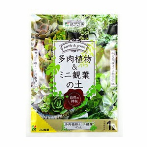 花ごころ 多肉植物&ミニ観葉植物の土 1L