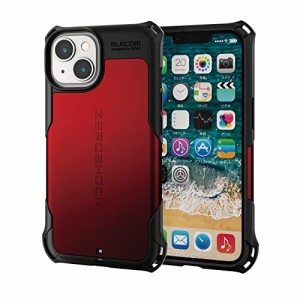 エレコムELECOM iPhone 14 / 13 ケース カバー 耐衝撃 衝撃吸収 ZEROSHOCK 四つ角ダンパー/ハニカム構造/ダブルレ