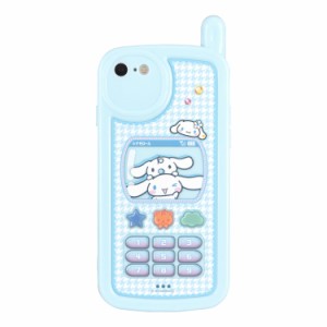 キャラクターズ iPhone SE 第3世代/第2世代 / 8 / 7 4.7インチ 対応 レトロガラケー風ケース シナモロール SANG-3