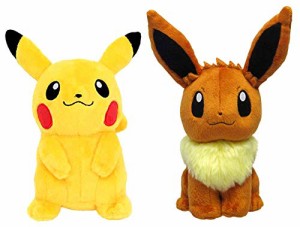 ポケットモンスター ピカチュウ＆イーブイS ぬいぐるみ ２種セット 高さ約18cm ALL STAR COLLECTION