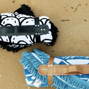 正規販売店 あす楽 ラウンドタオル 専用レザーストラップ Chuchka チャチュカ ビーチ Leather Carry Strap THE BEACH PEOPLE 海 おしゃれ