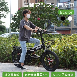 【型式認定】電動アシスト自転車 20インチ 電動 アシスト自転車 モペット型 折り畳み アシスト自転車 36V14Ah リチウム 350W パワフル 超