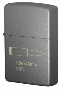 Zippo ジッポライター CERAKOTE BULLET セラコート ビュレット NATO GRAY 63470298